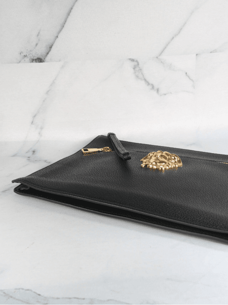 Pasta Versace Medusa Zipper Preta | Zivē Club