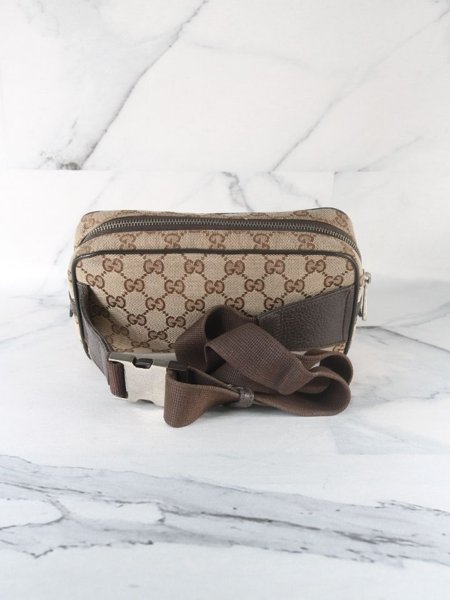 Pochete Gucci Canvas GG Monogram Bege | Zivē Club