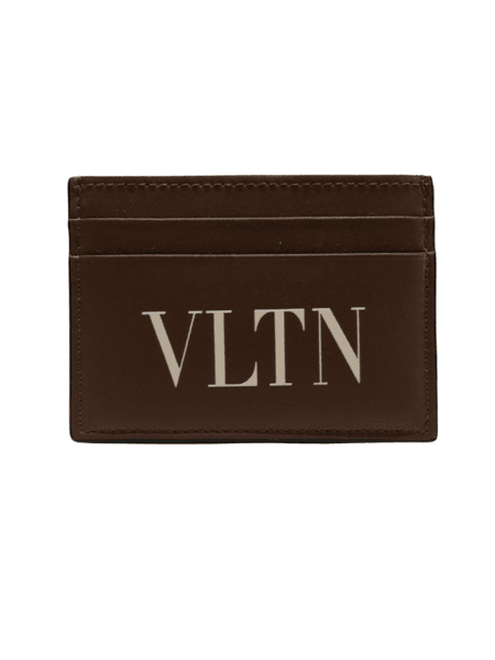 Porta Cartão Valentino Logo VLTN Marrom | Zivē Club