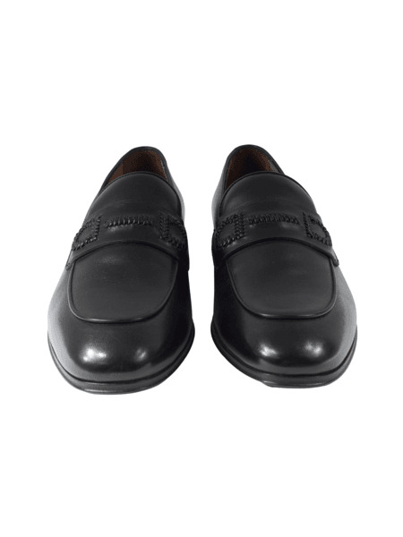 Sapato Social Salvatore Ferragamo Gancini Trançado Preto | Zivē Club