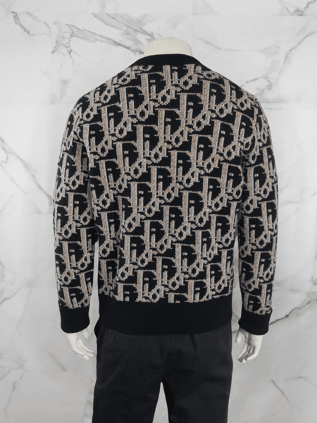 Sweater Dior Monogram Azul Marinho | Zivē Club Sweater Dior Monogram Azul Marinho | Zivē Club