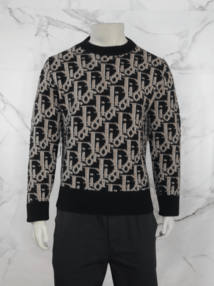 Dior ニット Sweater Dior Monogram Azul Marinho | Zivē Club