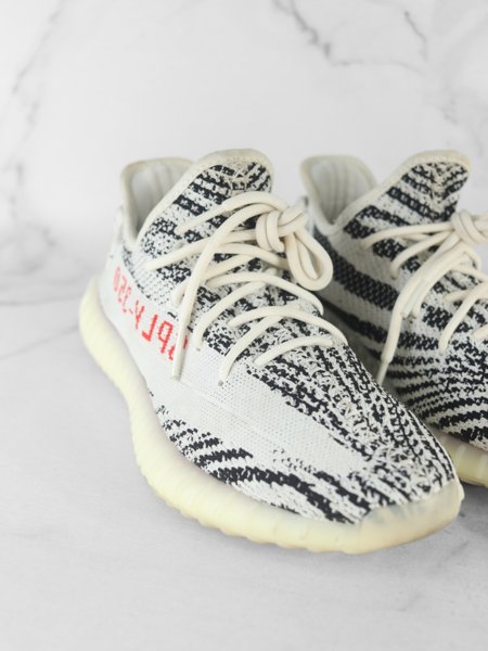 Tênis Adidas Yeezy Boost 350 Zebra Branco/Preto | Zivē Club