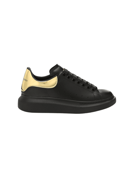 Tênis Alexander McQueen Oversized Preto e Dourado | Zivē Club