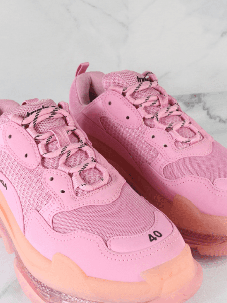 Tênis Balenciaga Triple S Clear Sole Rosa | Zivē Club