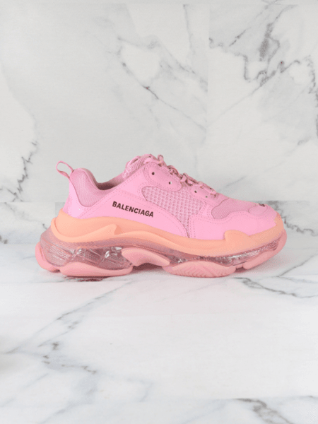 Tênis Balenciaga Triple S Clear Sole Rosa | Zivē Club