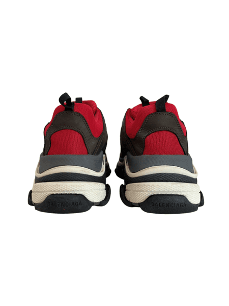 T nis Balenciaga Triple S Deadpool Preto e Vermelho Ziv Club