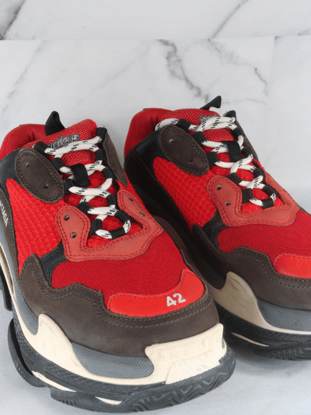 Tênis Balenciaga Triple S 'Deadpool' Preto e Vermelho | Zivē Club
