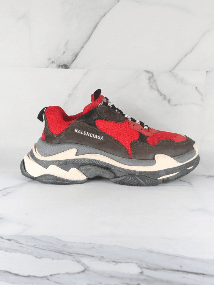 Tenis Balenciaga Triple S Deadpool Preto e Vermelho Ziv Club
