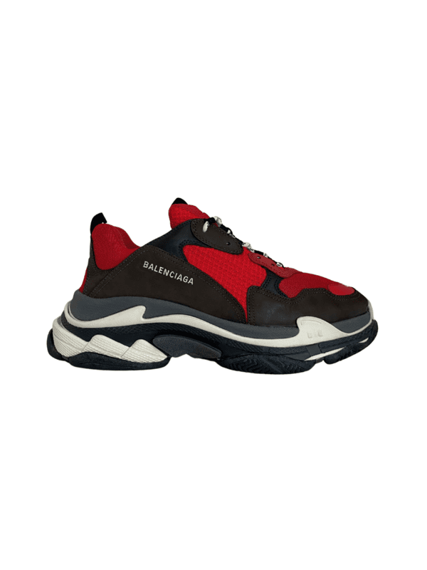 T nis Balenciaga Triple S Deadpool Preto e Vermelho Ziv Club