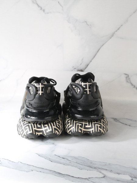 Tênis Balmain Unicorn Monograma Preto | Zivē Club