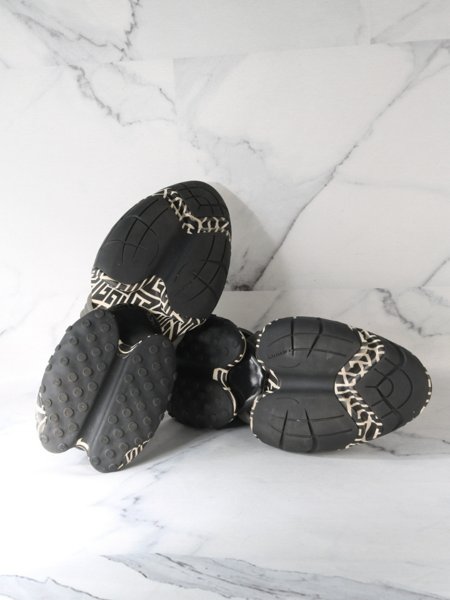 Tênis Balmain Unicorn Monograma Preto | Zivē Club