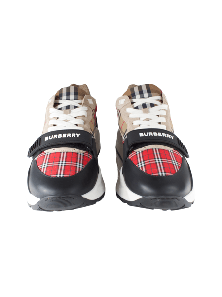 Tênis Burberry Vintage Check Vermelho | Zivē Club