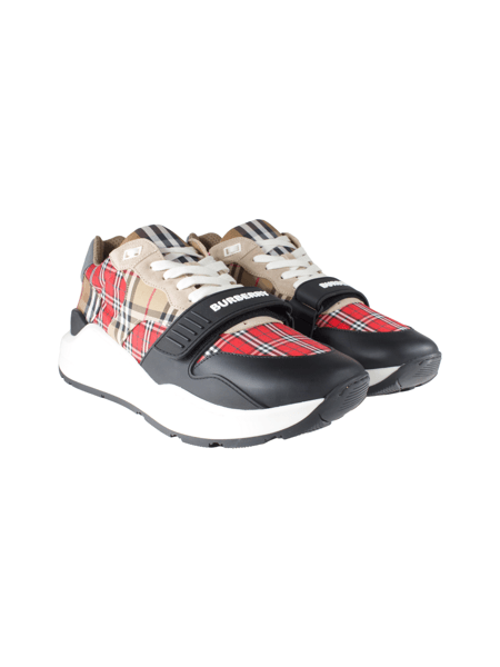 Tênis Burberry Vintage Check Vermelho | Zivē Club
