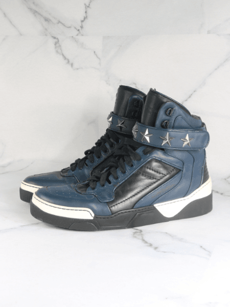 Givenchy tyson スニーカー Tênis Cano Alto Givenchy Tyson Azul Marinho | Zivē Club