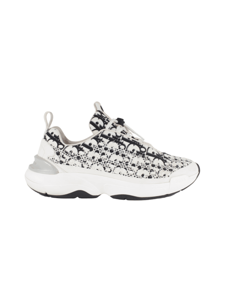 Tênis Dior B24 Oblique Branco e Preto | Zivē Club