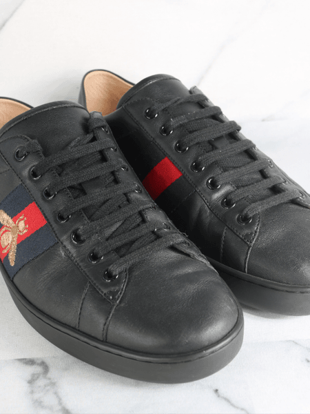 Tênis Gucci Ace Bee Preto | Zivē Club