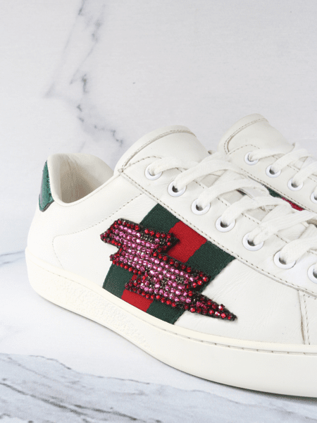 Gucci ace lightning bolt hotsell