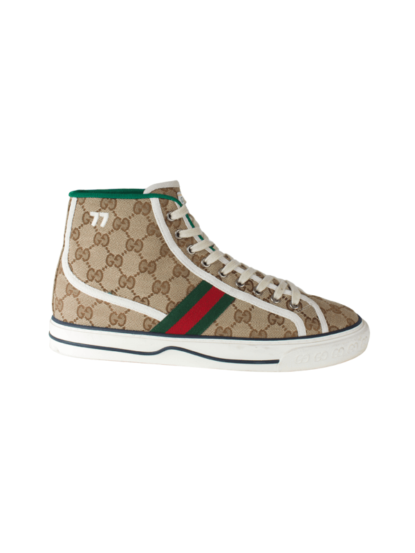 xxx GUCCI GGキャンバス パンプス 38 1/2C Tênis Gucci Cano Alto Web 77 Monograma | Zivē Club