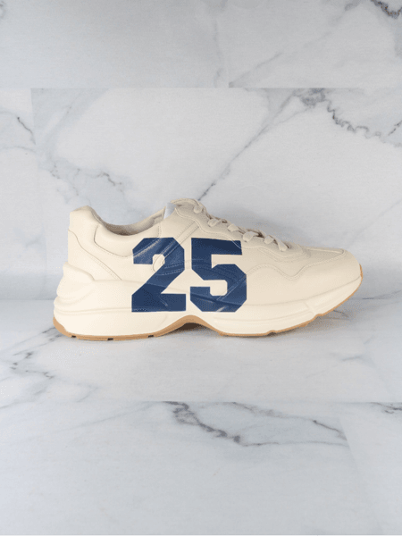 Tênis Gucci Rhyton 25 Logo Bege | Zivē Club