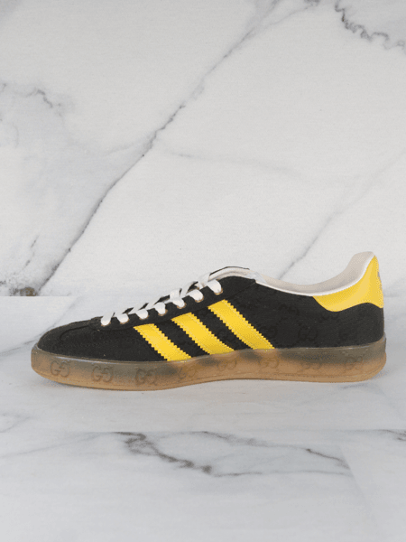 adidas gazelle silver green womens adidas x Gucci Gazelle Black GG Monogram