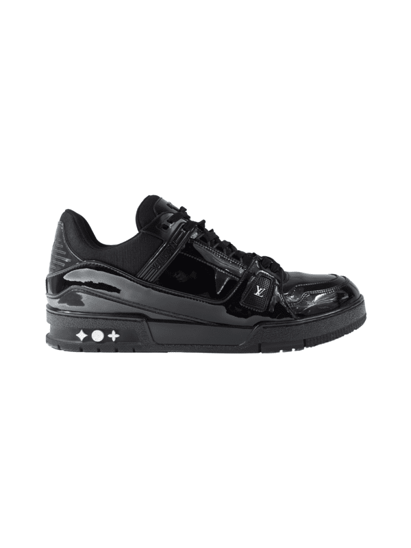 Tênis Louis Vuitton LV Trainer Verniz Preto | Zivē Club