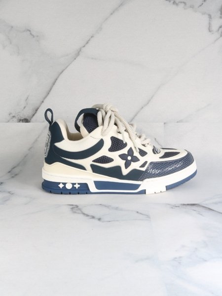 Tênis Louis Vuitton Skate LV Azul Marinho | Zivē Club