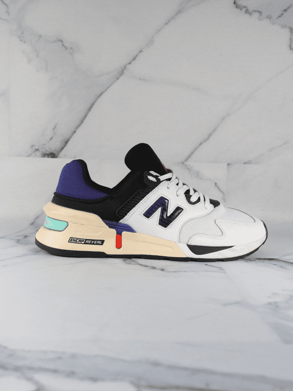 New Balance 997G ホワイト/ブラック Tênis New Balance 997S Branco e Roxo | Zivē Club