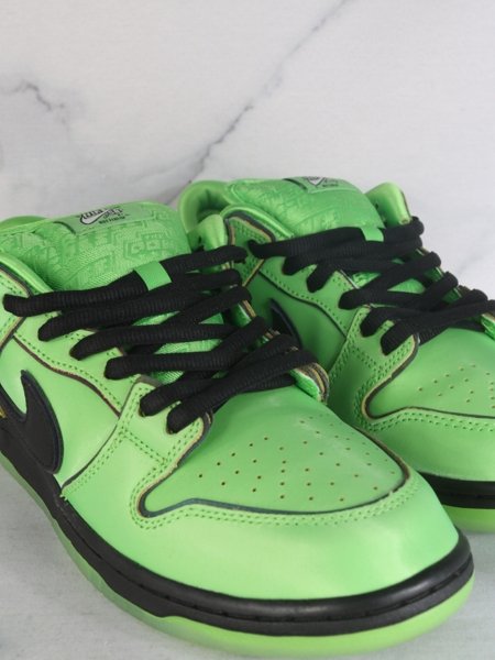 Tênis Nike x Meninas Super Poderosas Dunk Low SB Buttercup Verde