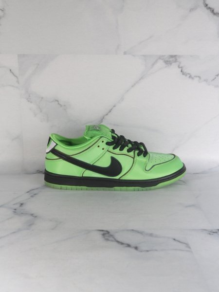 Tênis Nike x Meninas Super Poderosas Dunk Low SB Buttercup Verde