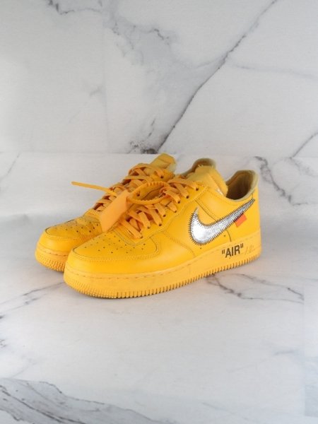 Tênis Nike x Off-White Air Force 1 Low ICA University Gold | Zivē Club