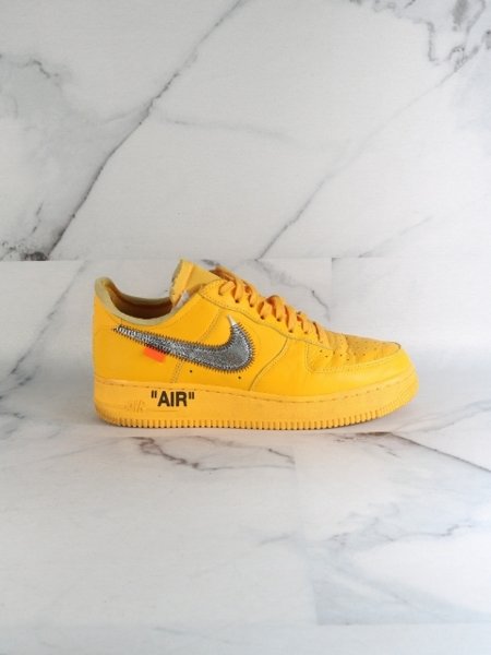 Tênis Nike x Off-White Air Force 1 Low ICA University Gold | Zivē Club