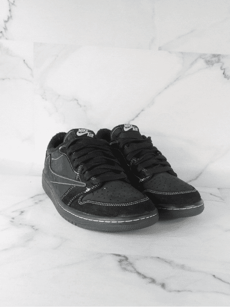 Tênis Nike x Travis Scott Air Jordan 1 Low OG Black Panthom | Zivē