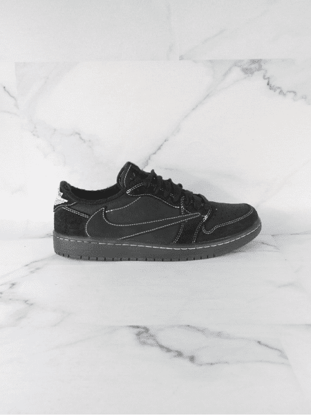 Tênis Nike x Travis Scott Air Jordan 1 Low OG Black Panthom | Zivē