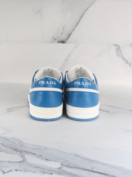 Tênis Prada Downtown Logo Branco/Azul | Zivē Club