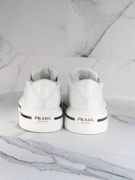 Tênis Prada Macro Re-nylon Branco | Zivē Club