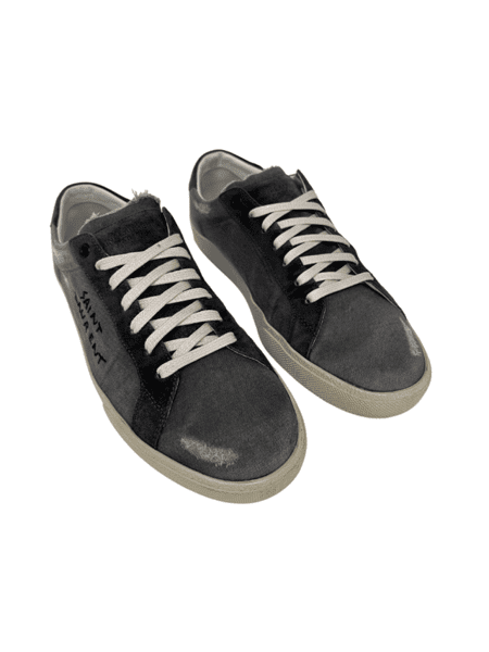 Tênis Saint Laurent Court Classic Cinza | Zivē Club