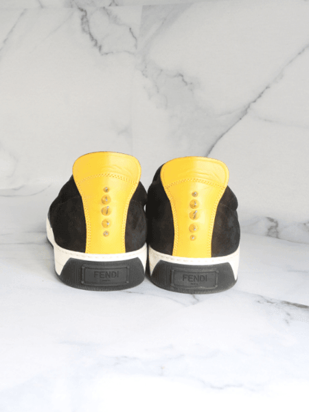 Tênis Slip On Fendi Bad Bugs Preto | Zivē Club