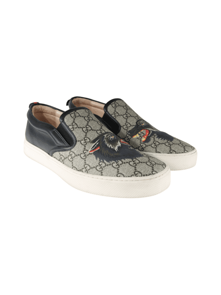 T nis Slip On Gucci Wolf GG Supreme Preto Ziv Club