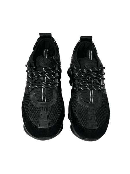 Tênis Versace Chain Reaction All Black | Zivē Club