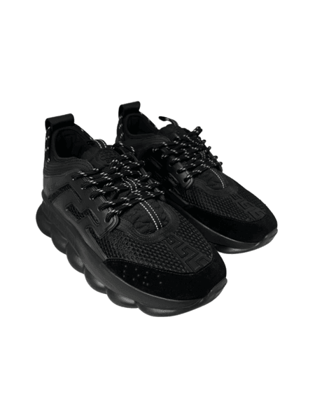 Tênis Versace Chain Reaction All Black | Zivē Club