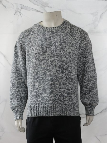 Tricot Louis Vuitton Basic Cinza e Branco | Zivē Club