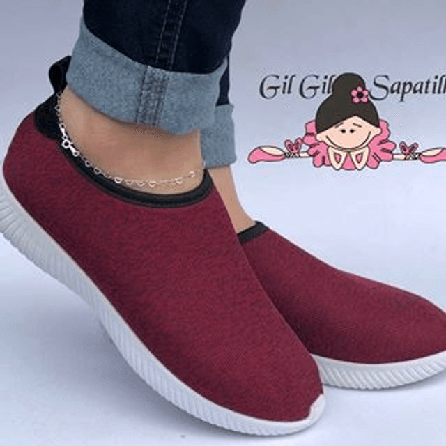 Tênis Meia Vermelha