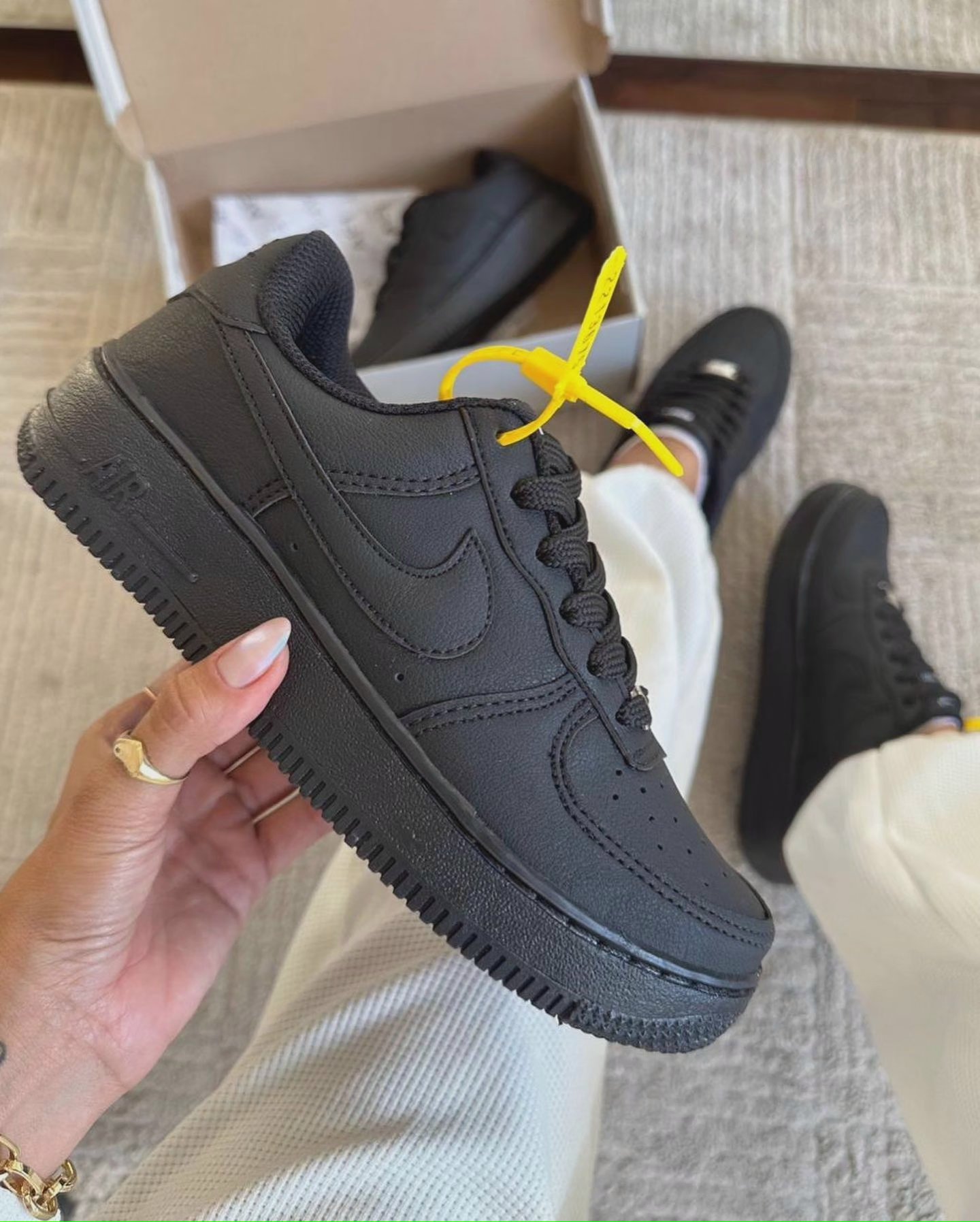 Tênis Air Force Preto Fosco Gil Gil Sapatilha