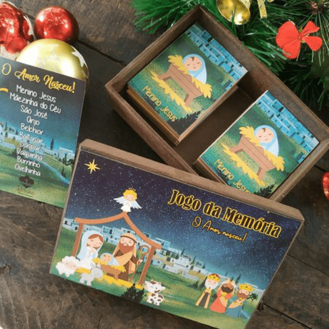 Jogo da Memória Natal Jesus - Educa Market