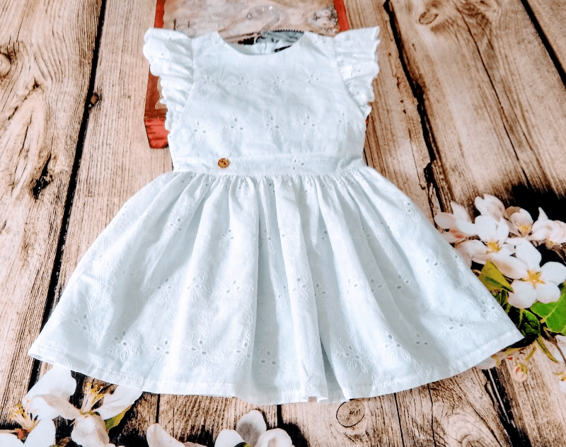 Vestido de fashion lese infantil branco