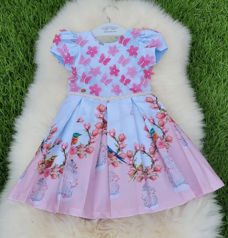 Vestido para 2024 tema jardim encantado