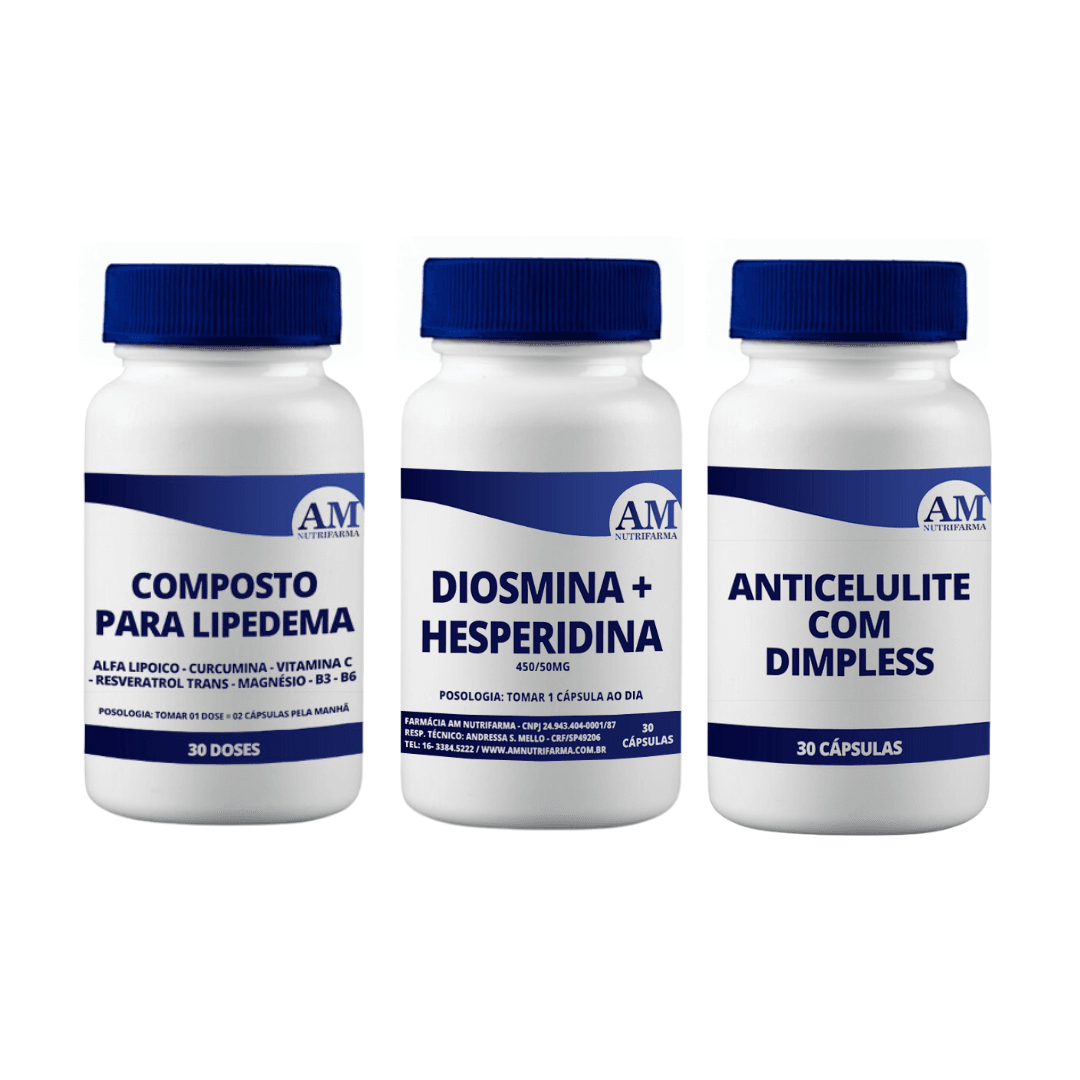 Depless Fórmula Lipedema + Composto para Lipedema + Anticelulite com Dimpless ...