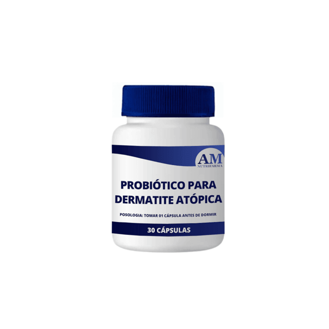 Probiótico para Dermatite Atópica - 30 Cápsulas | Am Nutrifarma