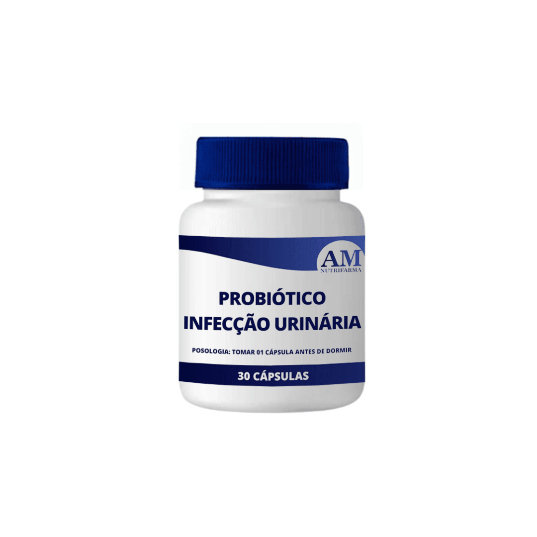 Probiótico Infecção Urinária - 30 Cápsulas | Am Nutrifarma